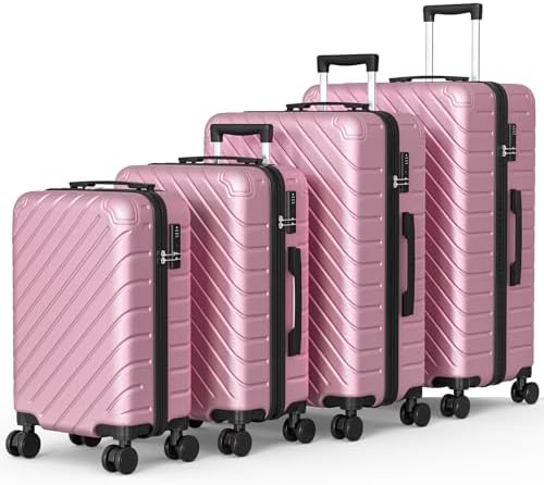 Amazon.com: IZOD Zane 3 Piece Expandable Hardside Luggage Set